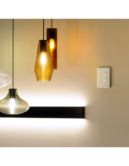 Interruptor Inteligente LIFX Blanco Táctil Wi-Fi 2 Botones