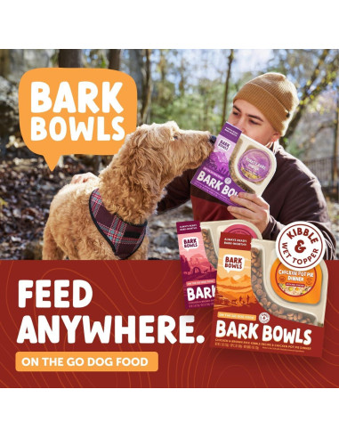 Comida para Perros On The Go Bark Bowls Pollo 6x213g