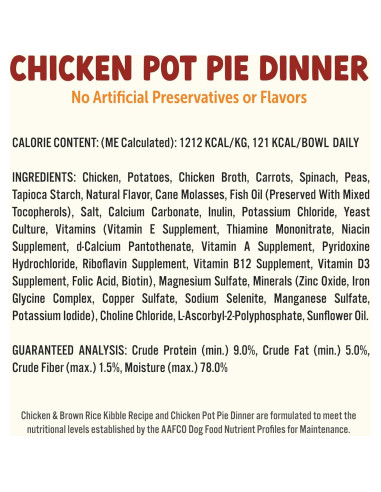 Comida para Perros On The Go Bark Bowls Pollo 6x213g