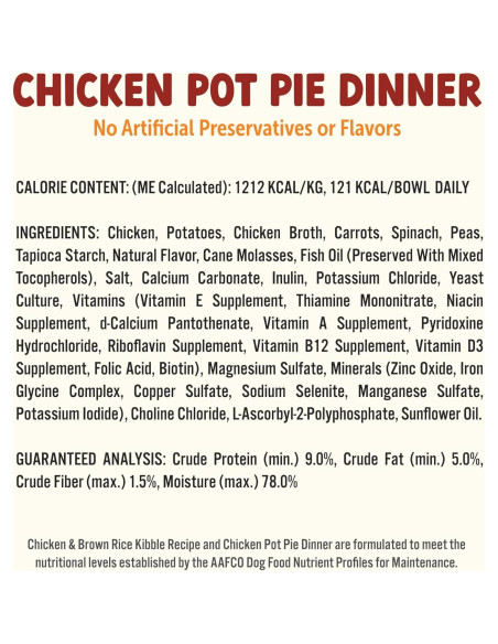 Comida para Perros On The Go Bark Bowls Pollo 6x213g