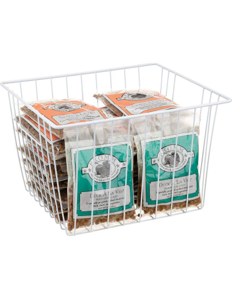 Cajas Organizadoras para Congelador Vertical 3Pcs Blanco