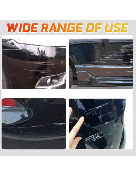 Pintura de Retoque CTTMEOOB 12 ml Negra para Arañazos de Coche