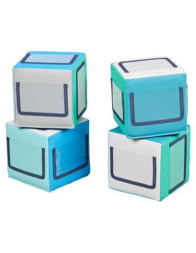 Bloques de Actividad Suaves ECR4Kids 4 Piezas Personalizables