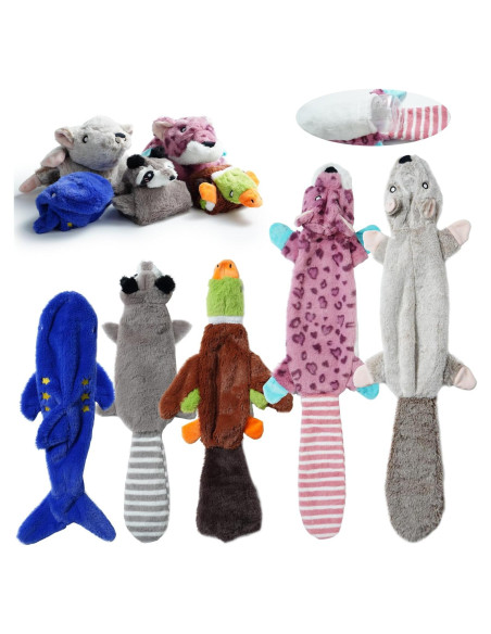 Juguetes para Perros Nocciola 2-en-1 Sin Relleno 5 Piezas