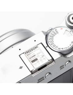 Cubierta de zapata caliente Fuji y Canon - Patrón Amanecer Aluminio 2