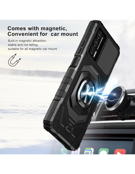 Funda Ailiber para Cricket Outlast y AT&T Jetmore - Negro