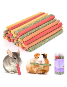 ERKOON 40 Pcs Palitos de Heno Timothy para Conejos y Roedores
