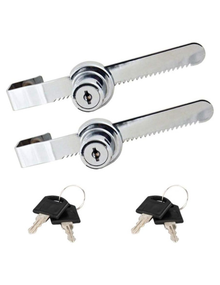 Cerradura de Exhibición Sissinda para Puerta de Vidrio 2 PC