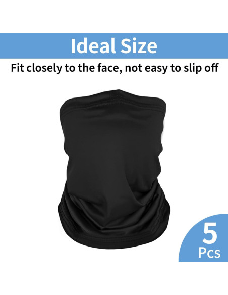 Paquete de 5 Gaiters para el Cuello MOWPOG - Protección Solar UV