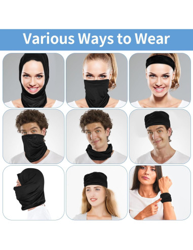 Paquete de 5 Gaiters para el Cuello MOWPOG - Protección Solar UV