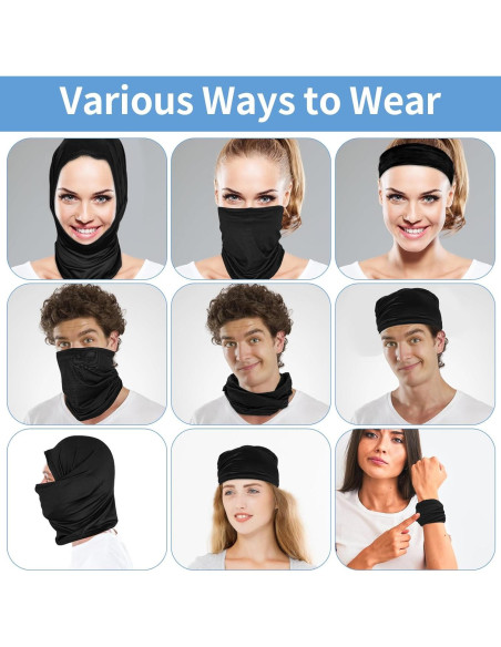 Paquete de 5 Gaiters para el Cuello MOWPOG - Protección Solar UV