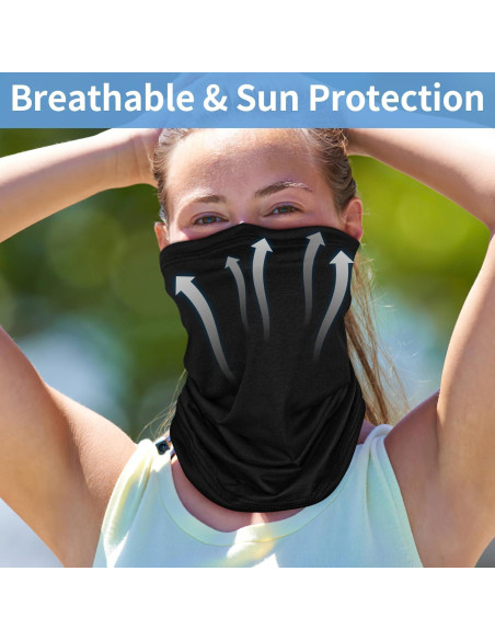 Paquete de 5 Gaiters para el Cuello MOWPOG - Protección Solar UV