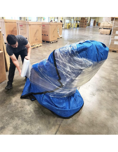 Mantas de Mudanza XtremepowerUS 6 Piezas 182x203 cm Azul/Negro