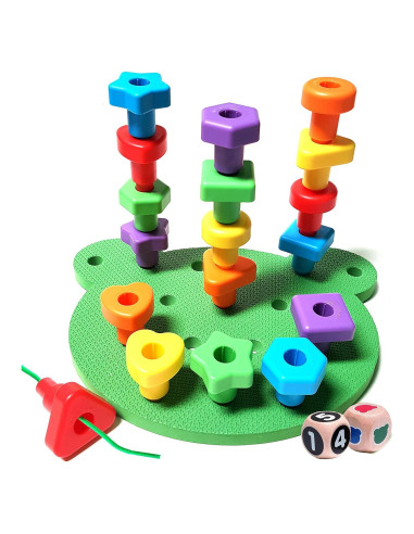 Juego de Tablero de Formas Jumbo Kids Korner - 18 Puntas y 2 Dados