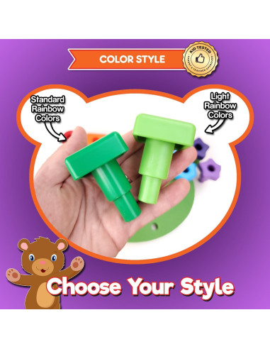 Juego de Tablero de Formas Jumbo Kids Korner - 18 Puntas y 2 Dados