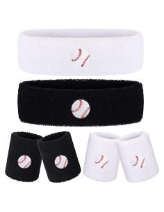 Conjunto Deportivo Daifunli: 4 Muñequera y 2 Diademas Absorbentes
