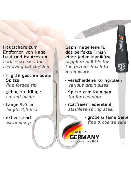 Set de Manicura y Pedicura 3 Espadas Alemania 5 Piezas