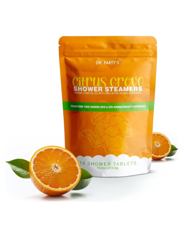 Bolsitas de Ducha Aromáticas Cítricas Partymachines - 14 Unidades