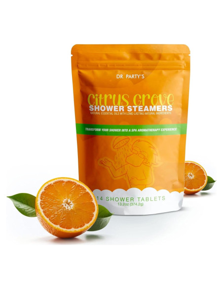 Bolsitas de Ducha Aromáticas Cítricas Partymachines - 14 Unidades