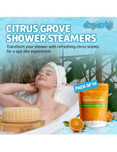 Bolsitas de Ducha Aromáticas Cítricas Partymachines - 14 Unidades 2