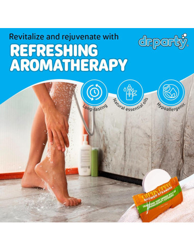 Bolsitas de Ducha Aromáticas Cítricas Partymachines - 14 Unidades