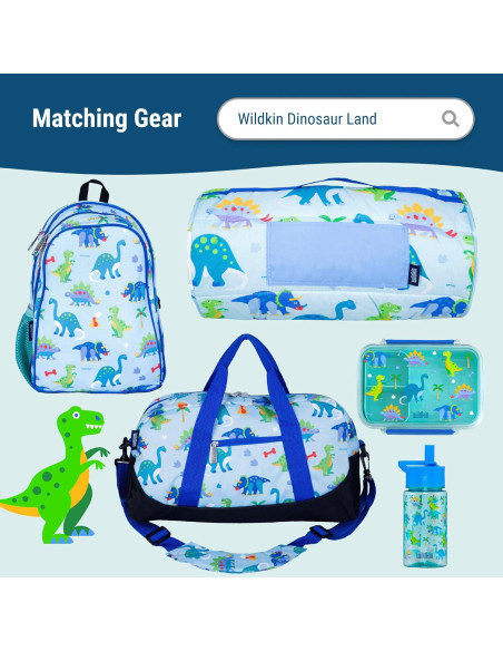 Set de 3 Contenedores de Comida Anidados Wildkin - Dinosaurios