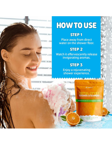 Bolsitas de Ducha Aromáticas Cítricas Partymachines - 14 Unidades