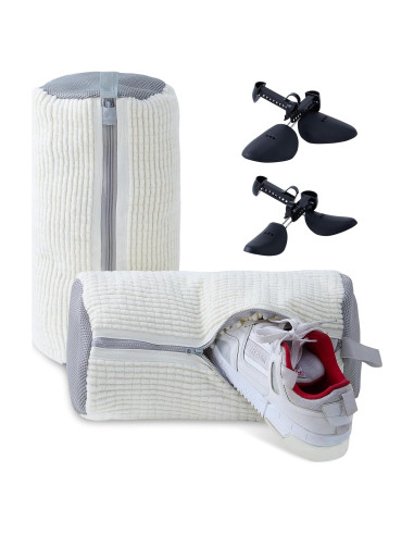 Bolsas de Lavado de Zapatos Limaap - 2 Pcs Microfibra Blanca