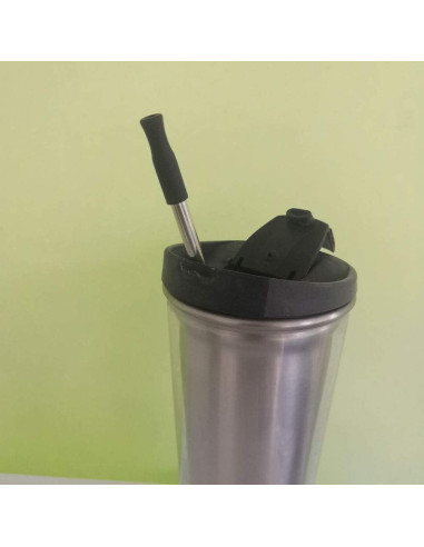 Accmor 44 Tapas de Silicona Reutilizables para Pajitas de Metal 6mm