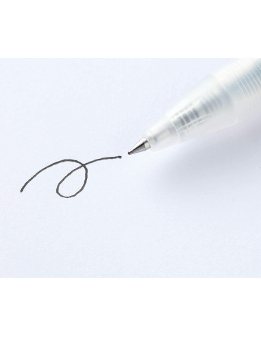 Conjunto de 10 bolígrafos de gel Muji retráctiles 0.5 mm negro