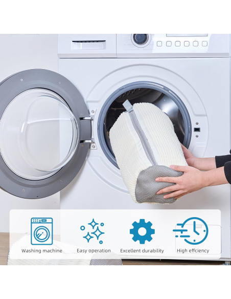 Bolsas de Lavado de Zapatos Limaap - 2 Pcs Microfibra Blanca Bolsas de Lavado de Zapatos Limaap - 2 Pcs Microfibra Blanca