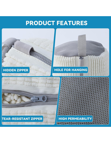 Bolsas de Lavado de Zapatos Limaap - 2 Pcs Microfibra Blanca Bolsas de Lavado de Zapatos Limaap - 2 Pcs Microfibra Blanca