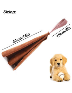 Juguete de Tirar para Perros Lifeunion Cuero Suave 40 cm 2