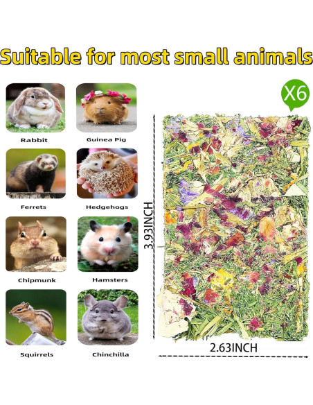 Galletas Crujientes para Conejos 10pcs - Cuidado Dental Natural