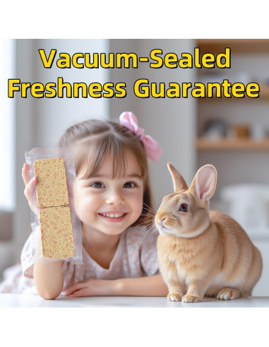 Galletas Crujientes para Conejos 10pcs - Cuidado Dental Natural