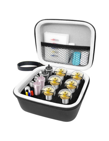 Organizador Portátil Hadwoer para Cuchillas Cricut - Funda Negra