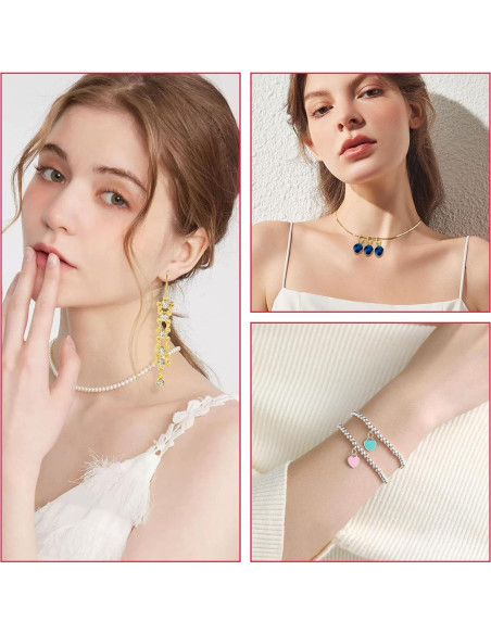 1200 Anillas de Salto Abiertas YaeYur Acero Inoxidable DIY