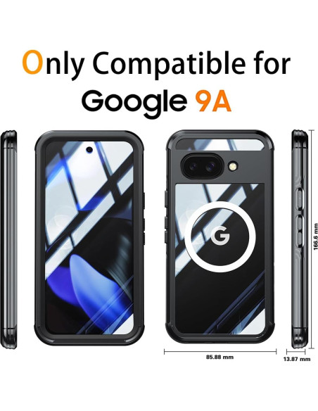 Funda Magnética para Google Pixel 9A - Protección 360 Negra
