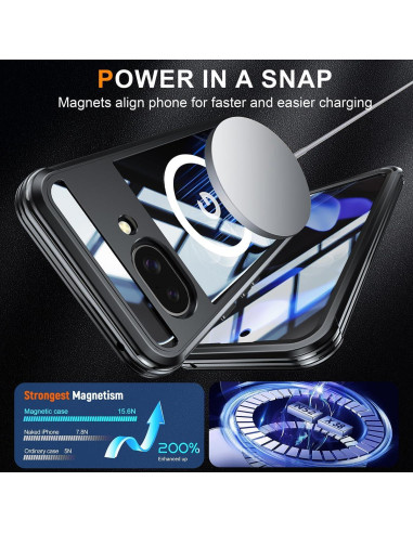 Funda Magnética para Google Pixel 9A - Protección 360 Negra