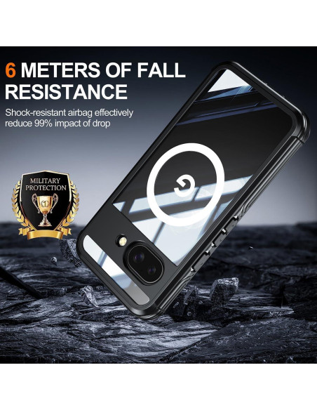 Funda Magnética para Google Pixel 9A - Protección 360 Negra