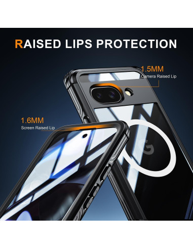 Funda Magnética para Google Pixel 9A - Protección 360 Negra