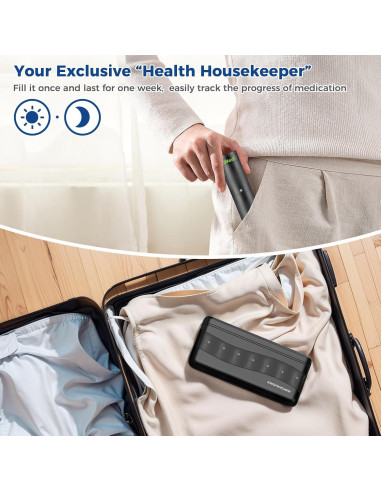 Organizador Semanal de Pastillas KingPavonini 2/3 Veces al Día