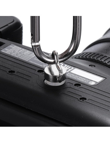 Tornillo en D Acero Inoxidable PATIKIL 4 Pcs 23 mm Negro