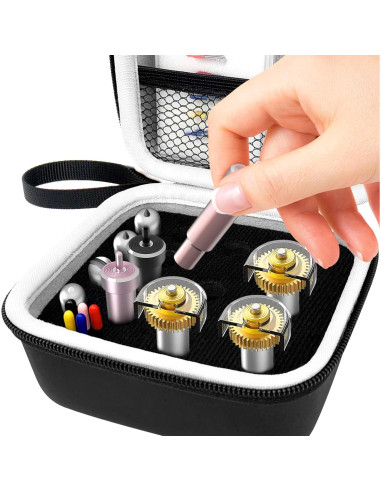 Organizador Portátil Hadwoer para Cuchillas Cricut - Funda Negra