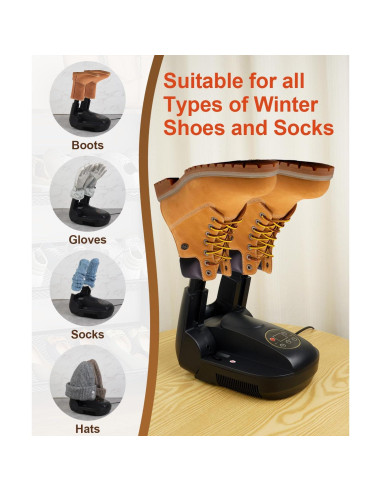 Secador de Botas Eléctrico Scienbeauty Ozono, Plegable y Automático