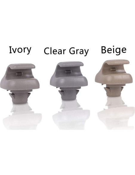 Clip Gancho Visera de Sol Beige Runmade para Honda Accord Civic CRV