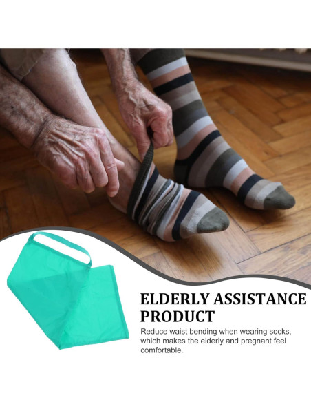 Asistente para Ponerse Calcetines Beavorty - Nailon Verde