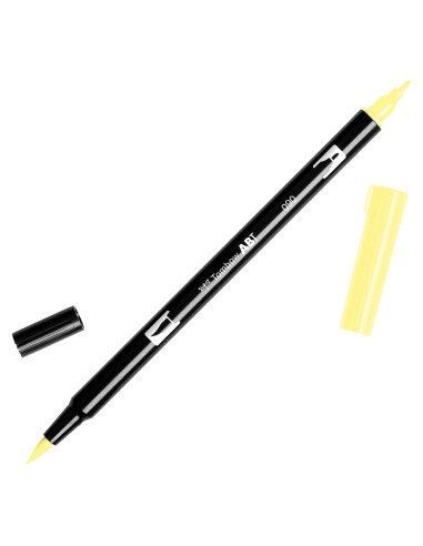 Marcador de Arte Tombow Dual Brush Pen 090 Amarillo Bebé 1 Unidad