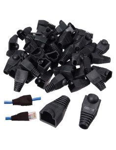 100 Botas de Alivio de Tensión RJ45 OLIREXD para Ethernet CAT5 CAT6