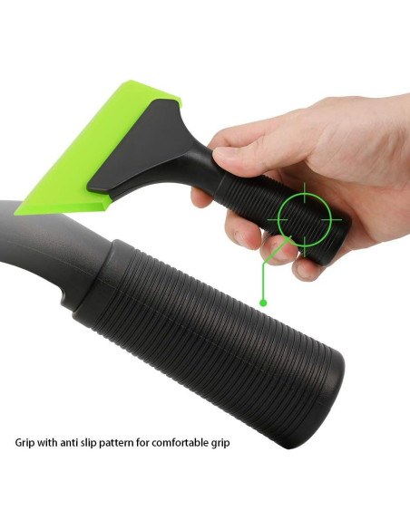 Limpiaparabrisas de Goma FOSHIO Verde 17x13 cm Mango Antideslizante